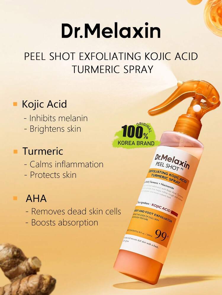 Dr.Melaxin Body Keratin Care Kojic Acid Turmeric Spray
